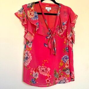 Floral Pink Women's Top